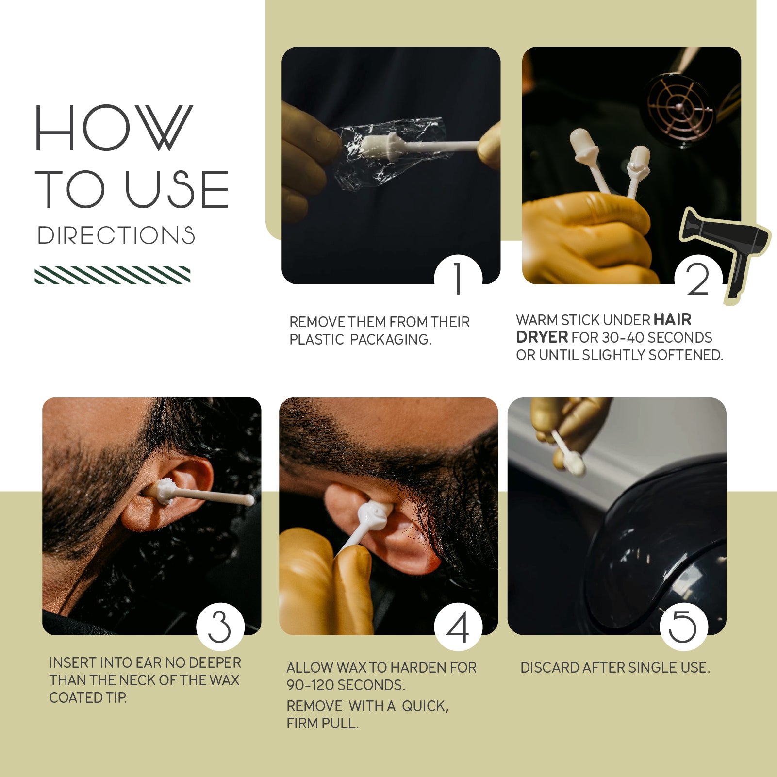 PRE-SET WAX STICKS 50 PACK